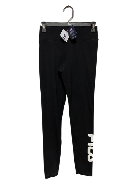 FILA |XS| WAIST 25| B33| BLACK HIGH-WAISTED ACTIVEWEAR LEGGINGS