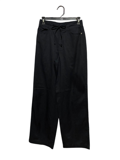 ANKO |S| WAIST 26| B33| BLACK WIDE LEG ADJUSTABLE DRAWSTRING PANTS