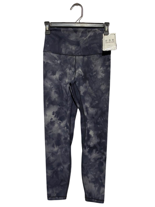 |XS| WAIST 23| B33| PREMIUM HIGH-WAISTED CHARCOAL TIE-DYE ACTIVEWEAR LEGGINGS