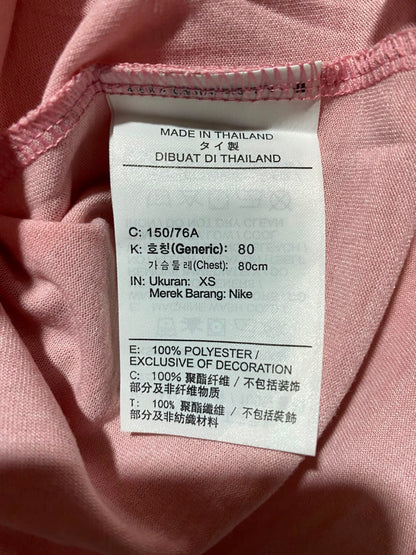 NIKE |XS| BUST 14| B33| WOMEN'S DRI-FIT LIGHT PINK HALTER-NECK ATHLETIC TANK TOP