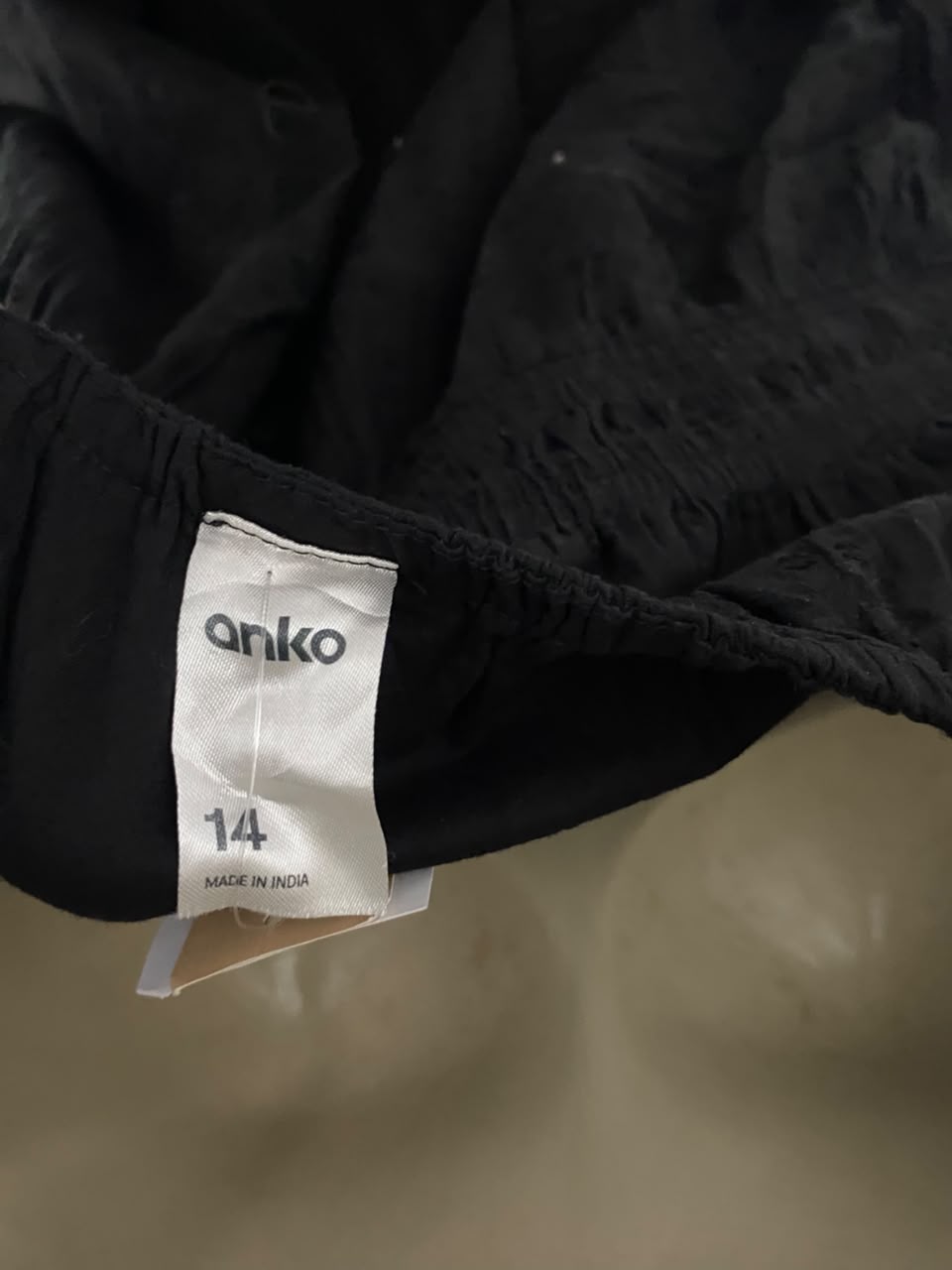ANKO |M| BUST 16| B33| BLACK RUFFLE STRAP TIERED MAXI DRESS WITH FRONT-TIE SWEETHEART NECKLINE