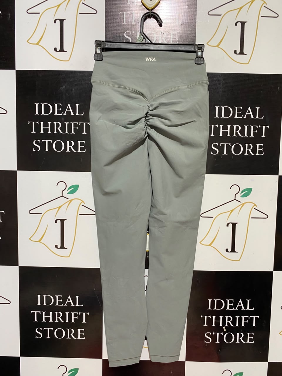 WFA |S| WAIST 23| B33| PREMIUM HIGH-WAISTED SAGE GREEN ACTIVEWEAR LEGGINGS WITH TAGS