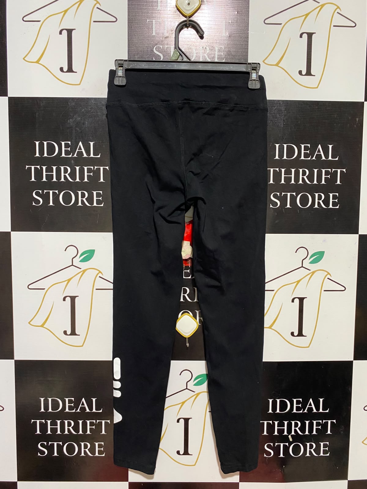FILA |XS| WAIST 25| B33| BLACK HIGH-WAISTED ACTIVEWEAR LEGGINGS