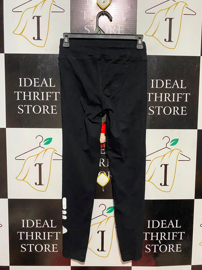 FILA |XS| WAIST 25| B33| BLACK HIGH-WAISTED ACTIVEWEAR LEGGINGS