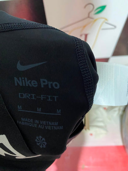 NIKE PRO |XS| WAIST 22| B33| LADIES BLACK DRI-FIT CROP ACTIVEWEAR LEGGINGS