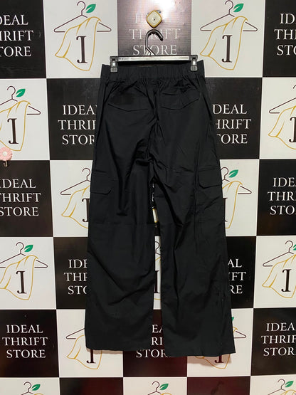 COTTON ON |L| WAIST 29| B33| SOLID BLACK WIDE LEG CARGO PANTS
