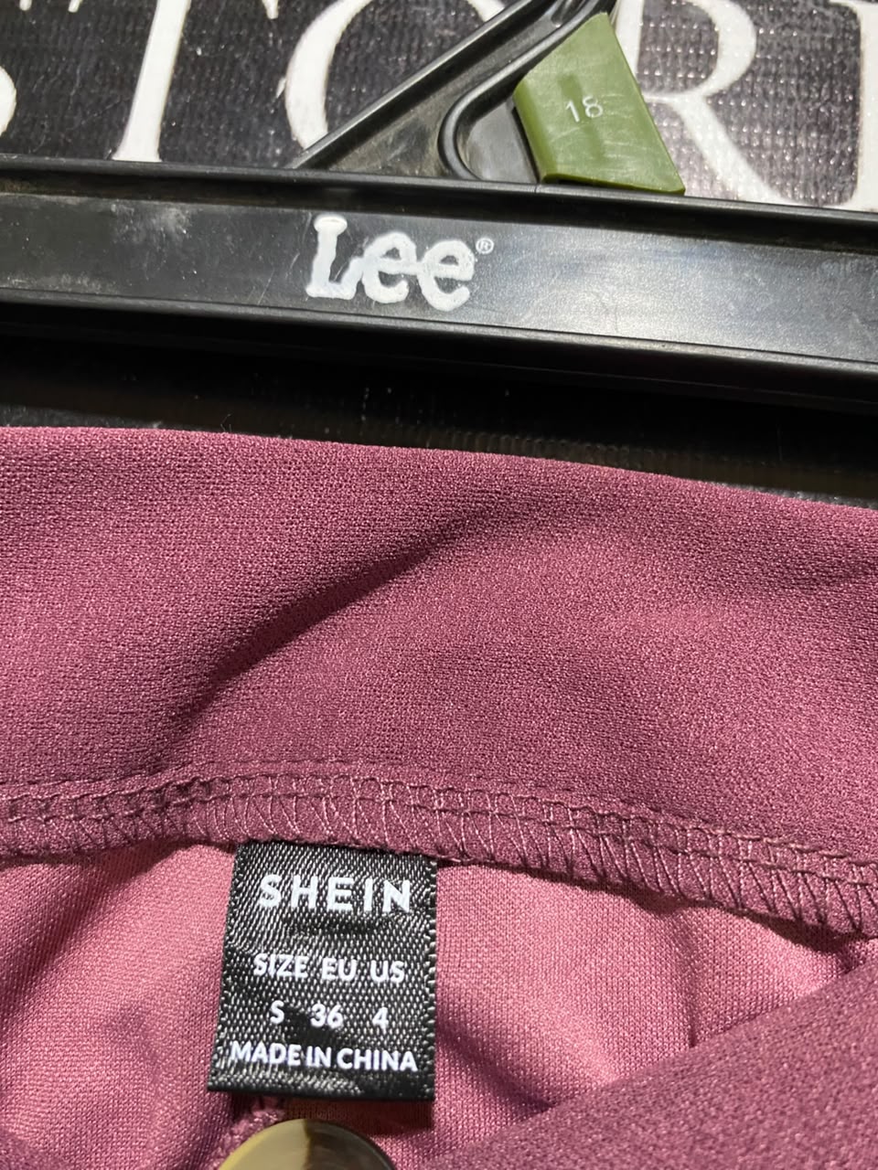 SHEIN |S| WAIST 27| B33| MAUVE HIGH-WAISTED WIDE LEG TROUSERS