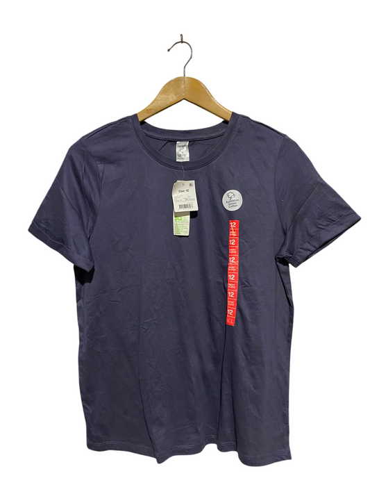 ANKO |M| BUST 20| B33| WOMEN'S AUSTRALIAN GROWN COTTON CREW NECK T-SHIRT – SLATE BLUE