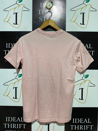 & ME |S| BUST 18| B34| PASTEL PINK PREMIUM COTTON CREW NECK T-SHIRT