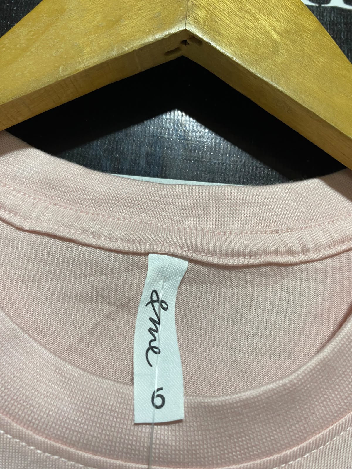 & ME |S| BUST 18| B34| PASTEL PINK PREMIUM COTTON CREW NECK T-SHIRT