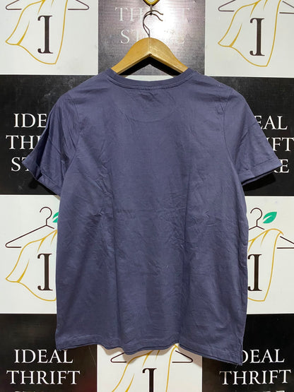 ANKO |M| BUST 20| B33| WOMEN'S AUSTRALIAN GROWN COTTON CREW NECK T-SHIRT – SLATE BLUE