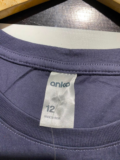 ANKO |M| BUST 20| B33| WOMEN'S AUSTRALIAN GROWN COTTON CREW NECK T-SHIRT – SLATE BLUE