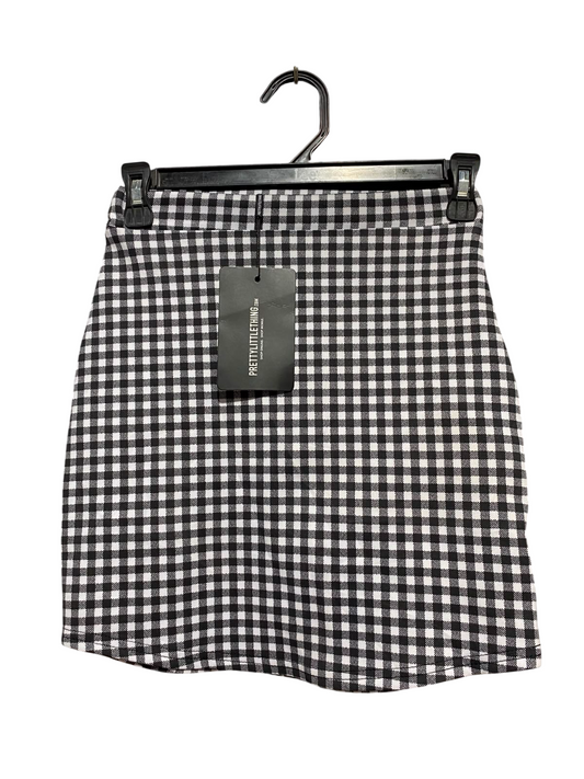 PRETTYLITTLE THING |XS| WAIST 24| B34| WOMEN'S GINGHAM CHECKERED MINI SKIRT