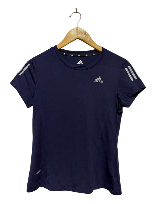 ADIDAS |L| BUST 16| B34| AEROREADY WOMEN'S NAVY BLUE RUNNING SHIRT