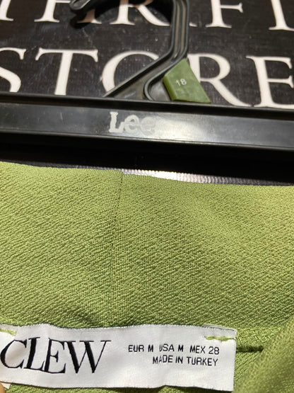 CLEW |M| WAIST 28| B34| PREMIUM HIGH-WAISTED STRETCHABLE FLARED PANTS IN OLIVE LIME GREEN