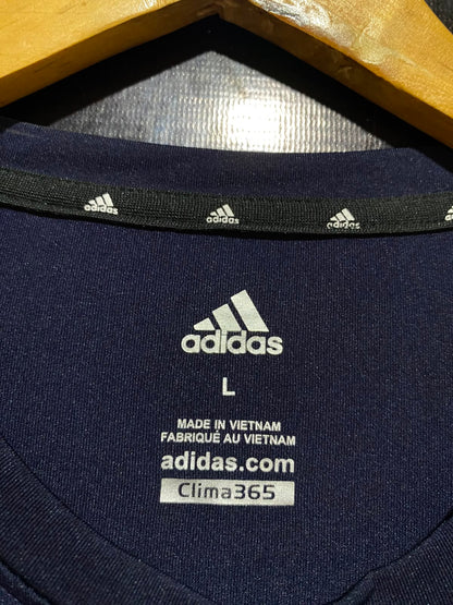 ADIDAS |L| BUST 16| B34| AEROREADY WOMEN'S NAVY BLUE RUNNING SHIRT