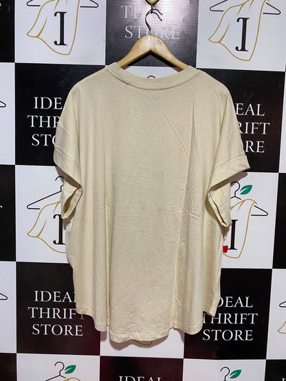 ED IT ED |L| BUST FREE| B34| OVERSIZED GRAPHIC T-SHIRT WITH "CLAUS BAKERY