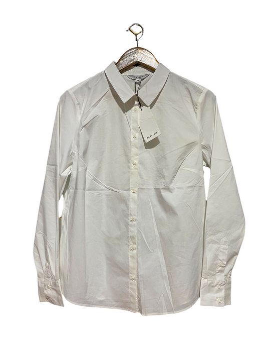 PREVIEW |L| BUST 20| B35| WOMEN'S CLASSIC WHITE LONG SLEEVE BUTTON-DOWN SHIRT