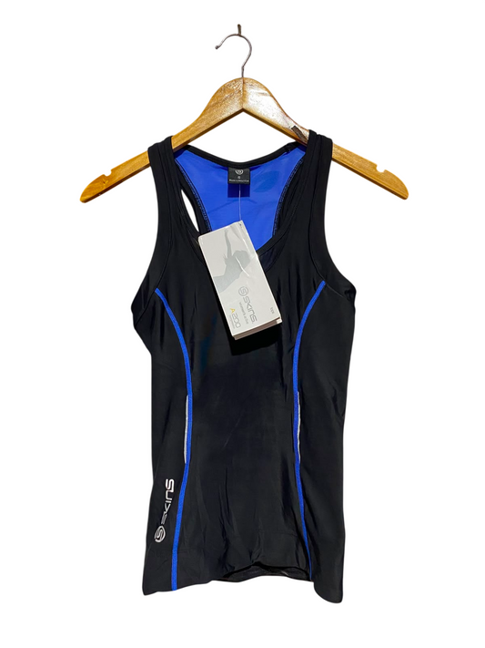 SKINS |XS| BUST 12| B35| WOMEN'S COMPRESSION RACERBACK ACTIVEWEAR TANK TOP
