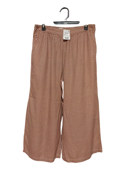 ANKO |L| WAIST 32| B35| POLKA DOT WIDE-LEG TROUSERS / CASUAL LIGHTWEIGHT SUMMER PANTS