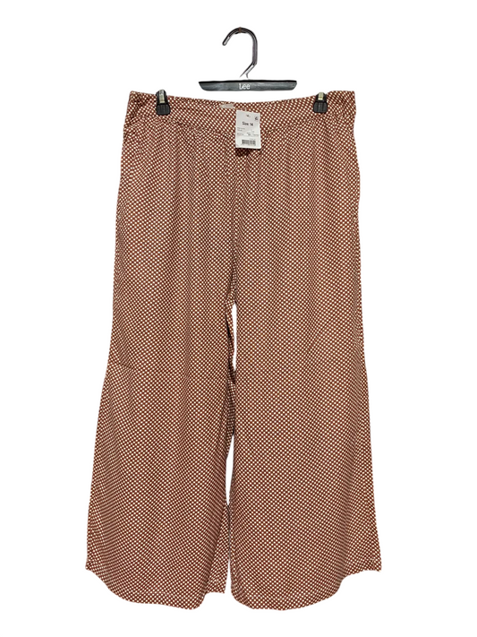 ANKO |L| WAIST 32| B35| POLKA DOT WIDE-LEG TROUSERS / CASUAL LIGHTWEIGHT SUMMER PANTS