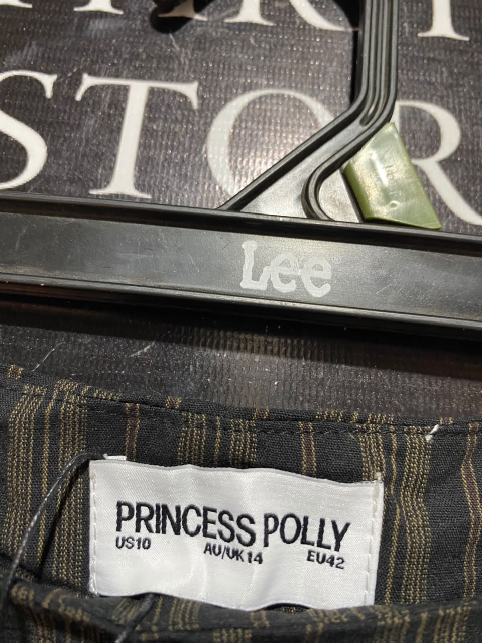 PRINCESS POLLY |XL| WAIST 36| B35| VERTICAL STRIPED WIDE-LEG PANTS / CASUAL HIGH-STREET TROUSERS