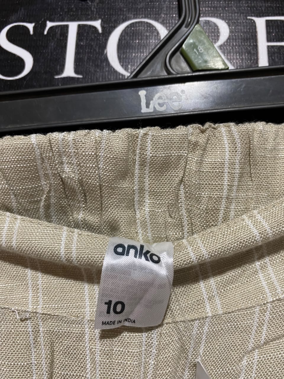 ANKO |S| WAIST 26| B35| PREMIUM SUMMER PLAID WIDE-LEG TROUSERS / CASUAL HIGH-STREET FLARED PANTS