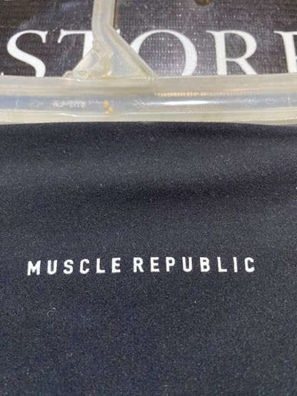 MUSCLE REPUBLIC |XXS| WAIST 18| B35| PREMIUM HIGH-RISED ATHLETIC LEGGINGS / ULTRALIGHT HIGH-STRETCH COMPRESSION PANTS