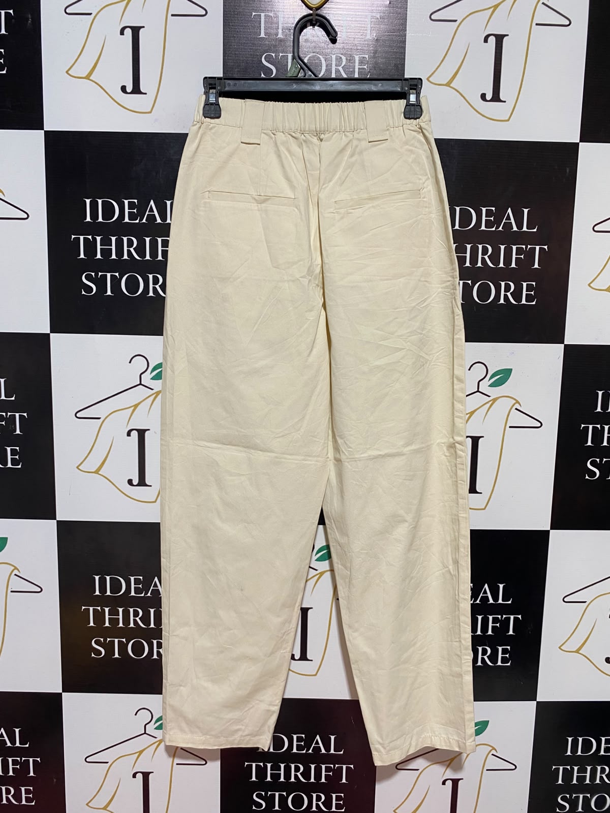 MNG |S| WAIST 25| B35| CASUAL SLOUCHY CHINO PANTS / PREMIUM COTTON TWILL TROUSERS