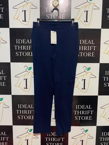 PREVIEW |M| WAIST 28| B35| PREVIEW ANKLE-LENGTH NAVY SLIM TROUSERS / CHIC HIGH-STREET STRETCH PANTS