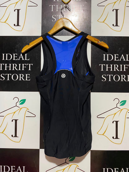 SKINS |XS| BUST 12| B35| WOMEN'S COMPRESSION RACERBACK ACTIVEWEAR TANK TOP