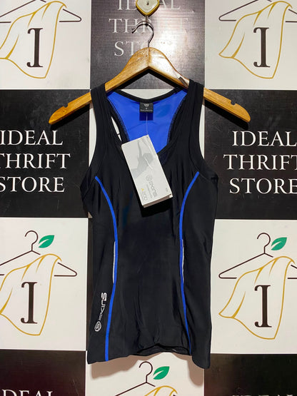 SKINS |XS| BUST 12| B35| WOMEN'S COMPRESSION RACERBACK ACTIVEWEAR TANK TOP