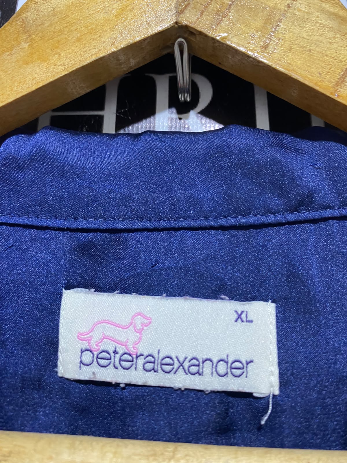 PETERALEX ANDER |XL| B35| WOMEN'S LUXURY SATIN NAVY AND PINK NIGHTWEAR PYJAMA SET