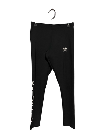 ADIDAS |M| WAIST 28| B36| ORIGINALS TREFOIL GRAPHIC LEGGINGS - BLACK