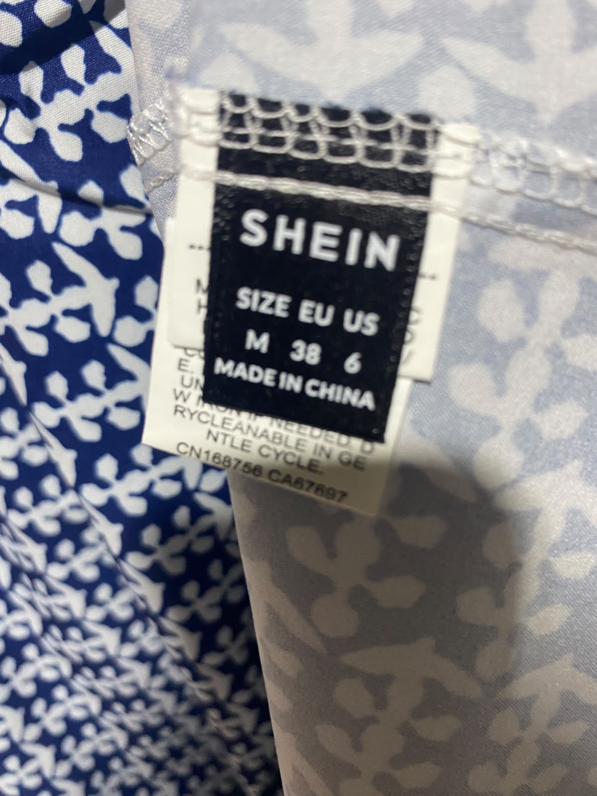 SHEIN |M| BUST 18| B36| PRINTED MAXI DRESS WITH CUT-OUT DETAILS