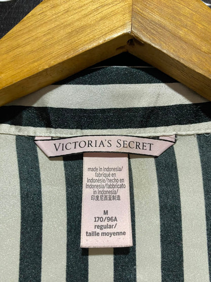 VICTORIAS SECRET |M| B36| SATIN STRIPED PAJAMA SET