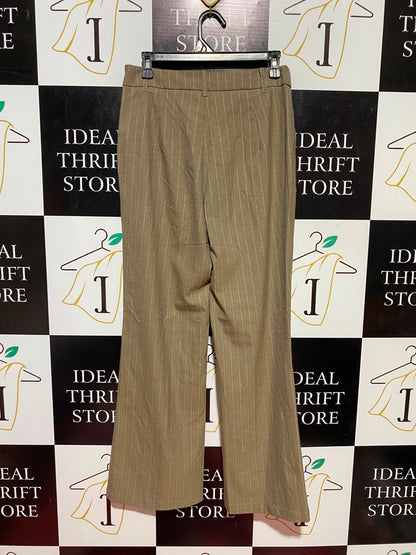 MOTF |M| WAIST 29| B36| HIGH-WAISTED PINSTRIPE WIDE-LEG DRESS PANTS