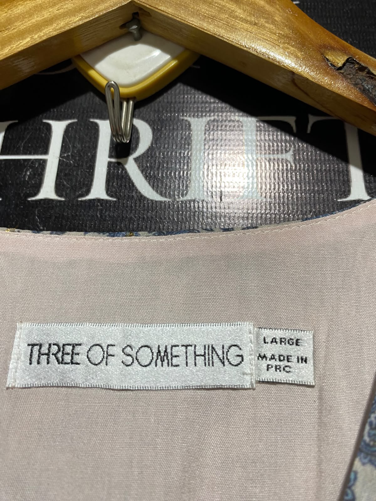 THREE OF SAMETHING |L| BUST 20| B36| BLUE & BEIGE PAISLEY PRINT TIERED MAXI DRESS