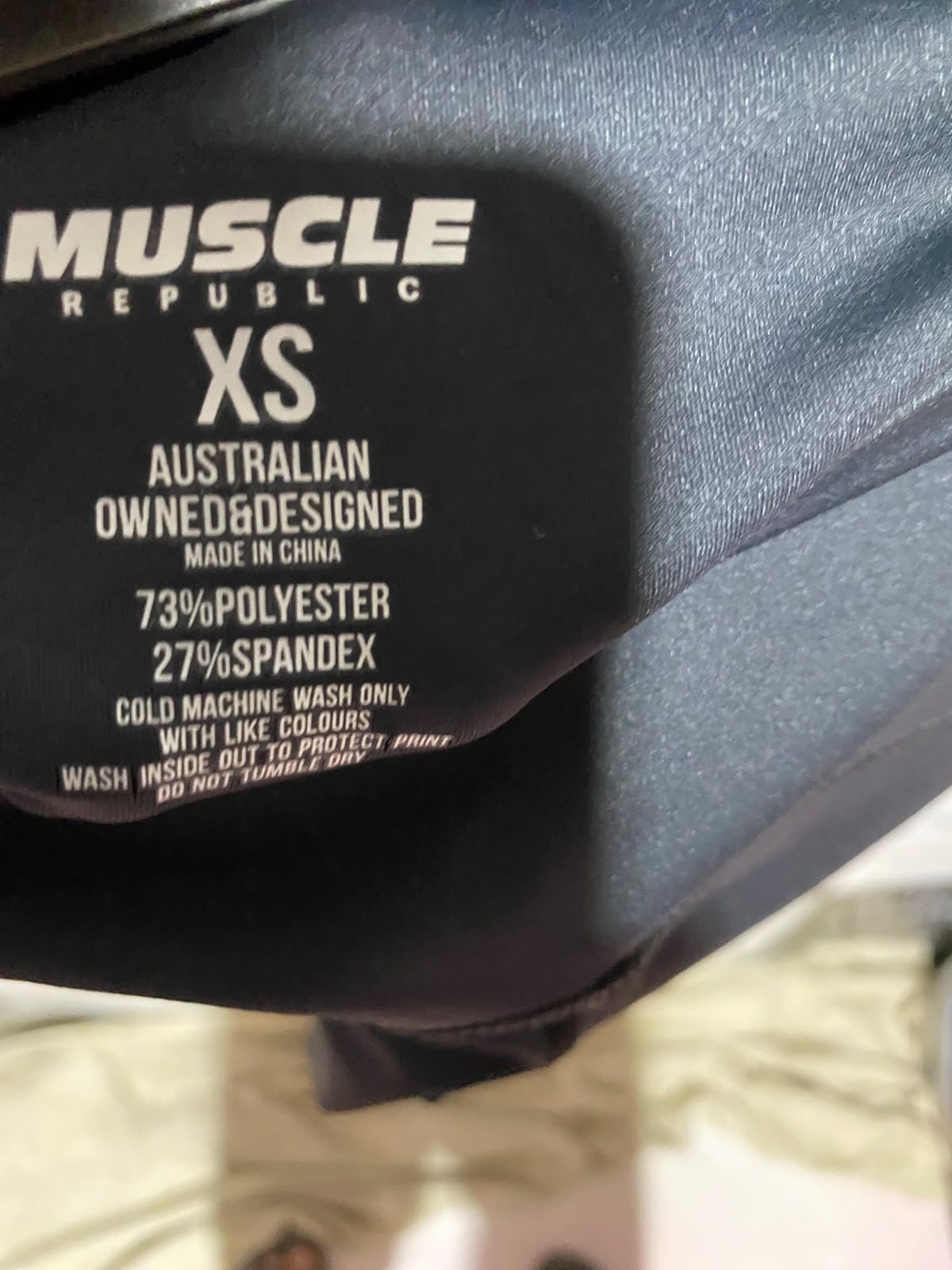 MUSCLE |XS| WAIST 22| B36| HIGH-WAISTED Active BIKE SHORTS WITH COLORBLOCK PANEL