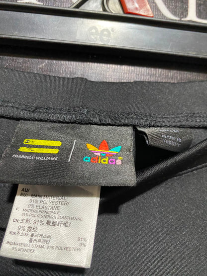ADIDAS |M| WAIST 28| B36| ORIGINALS TREFOIL GRAPHIC LEGGINGS - BLACK