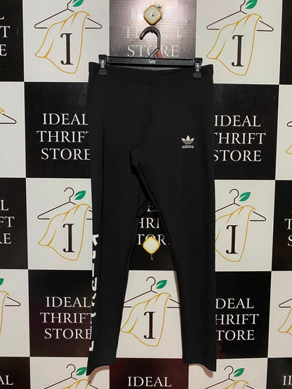 ADIDAS |M| WAIST 28| B36| ORIGINALS TREFOIL GRAPHIC LEGGINGS - BLACK