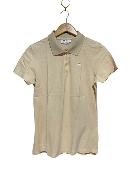 FILA |M| BUST 18| B36| WOMEN'S CLASSIC PIQUÉ SHORT SLEEVE POLO SHIRT IN BEIGE / LIGHT TAN