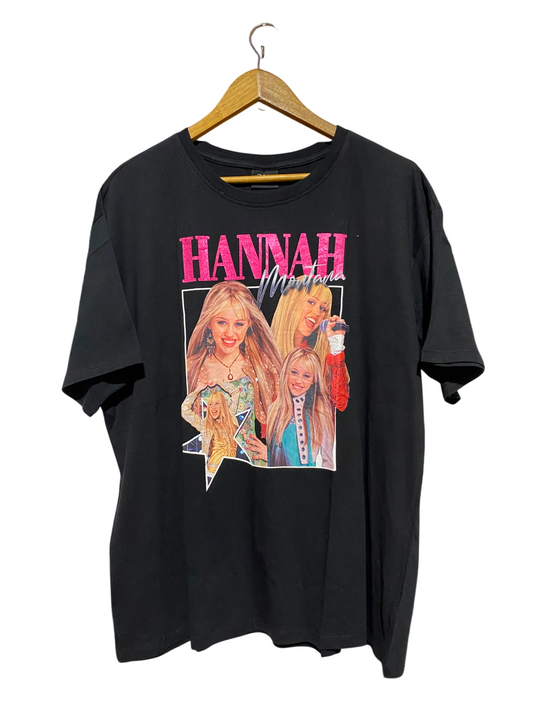 DISNEP |M| BUST 25| B37| VINTAGE STYLE HANNAH MONTANA GRAPHIC T-SHIRT