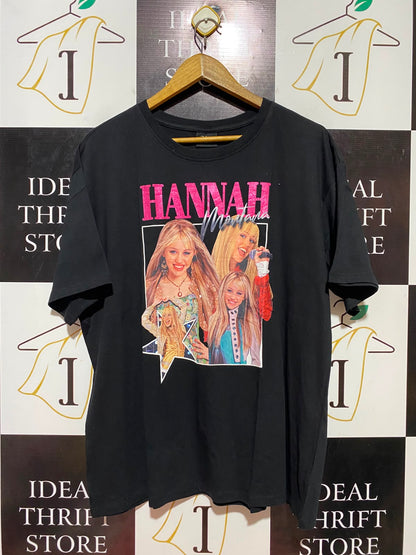 DISNEP |M| BUST 25| B37| VINTAGE STYLE HANNAH MONTANA GRAPHIC T-SHIRT