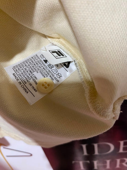 FILA |M| BUST 18| B36| WOMEN'S CLASSIC PIQUÉ SHORT SLEEVE POLO SHIRT IN BEIGE / LIGHT TAN