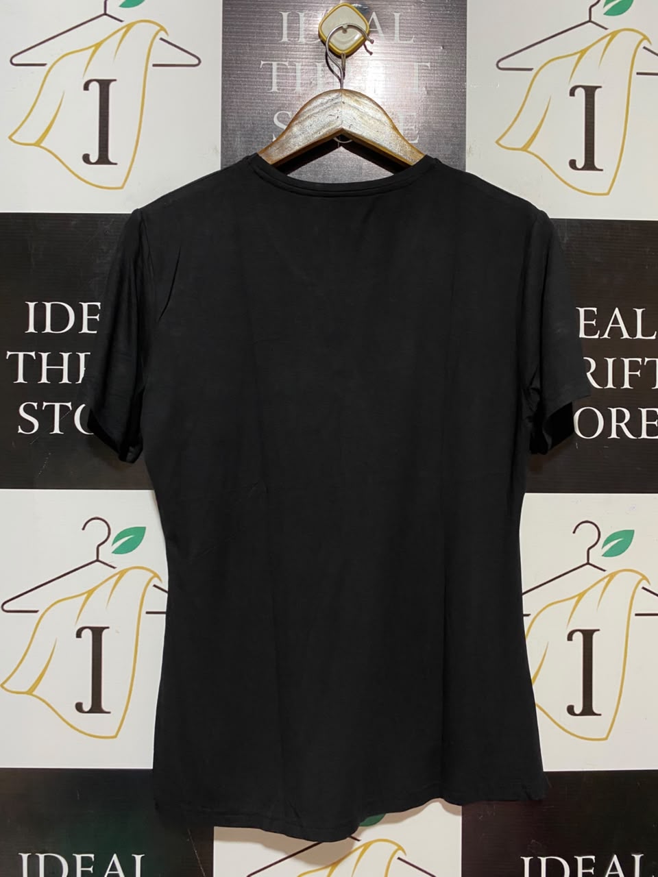 GARDENS |M| BUST 18| B36| SINGAPORE WOMEN'S SOUVENIR GRAPHIC T-SHIRT IN JET BLACK