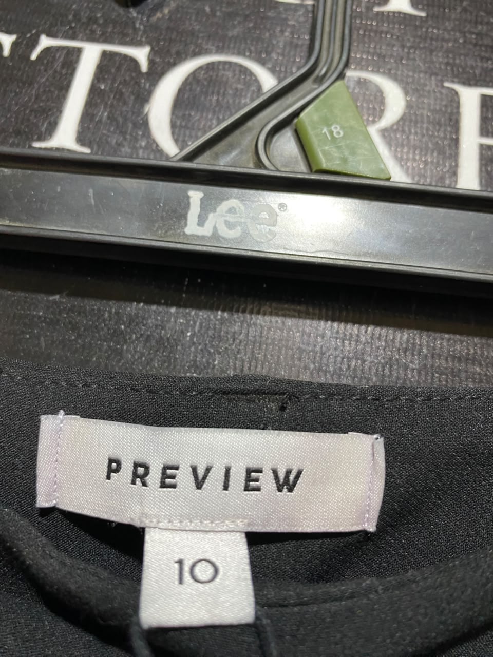 PREVIEW |M| BUST 28| B36| PREVIEW CLASSIC BLACK HIGH-WAISTED TAPERED ANKLE TROUSERS