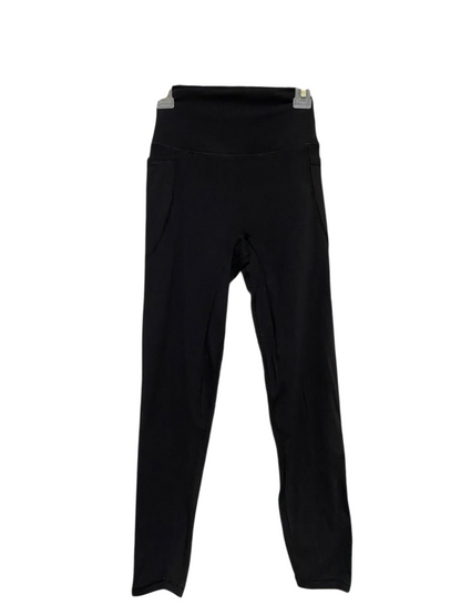 MUSCLE REPUBLIC |XS| WAIST 18| B37| BLACK HIGH-WAISTED ACTIVEWEAR LEGGINGS