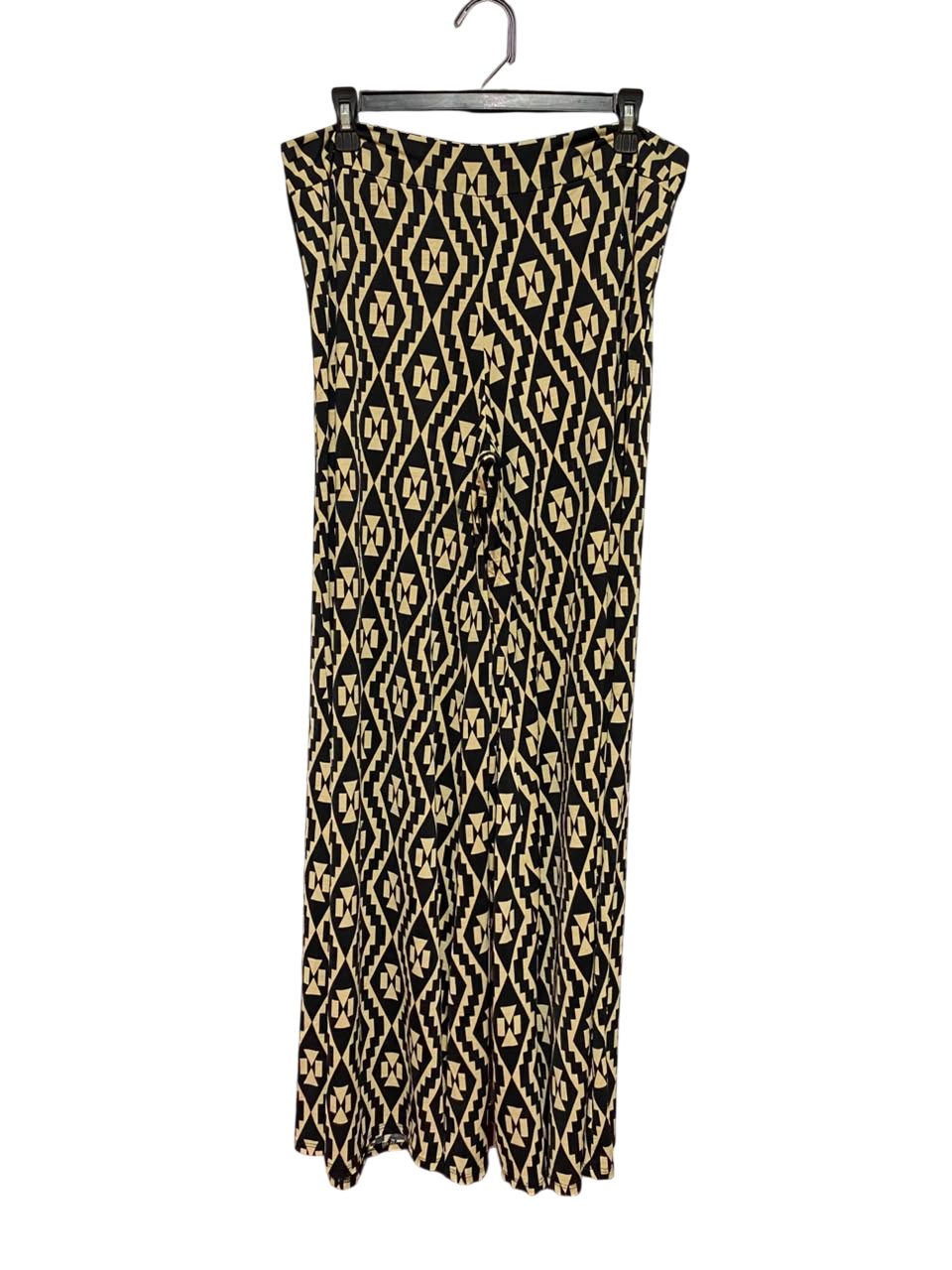 AUDITIONS |XXL| WAIST 36| B37| GEOMETRIC AZTEC PRINT WIDE-LEG PANTS