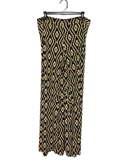 AUDITIONS |XXL| WAIST 36| B37| GEOMETRIC AZTEC PRINT WIDE-LEG PANTS